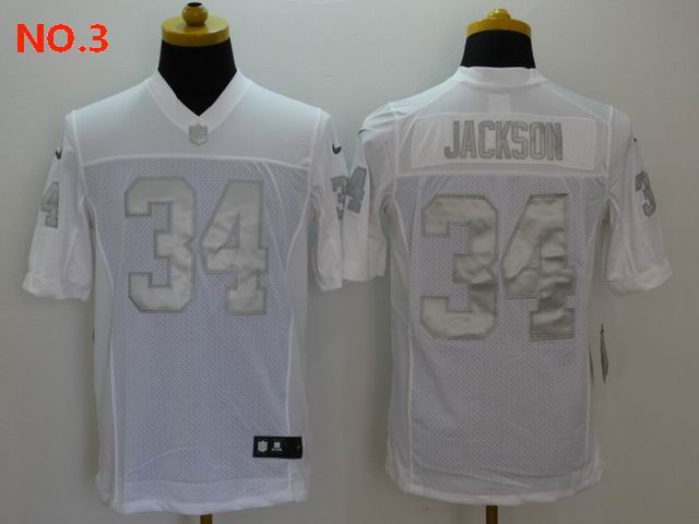 Men's Las Vegas Raiders 34 Bo Jackson Jersey NO.3;